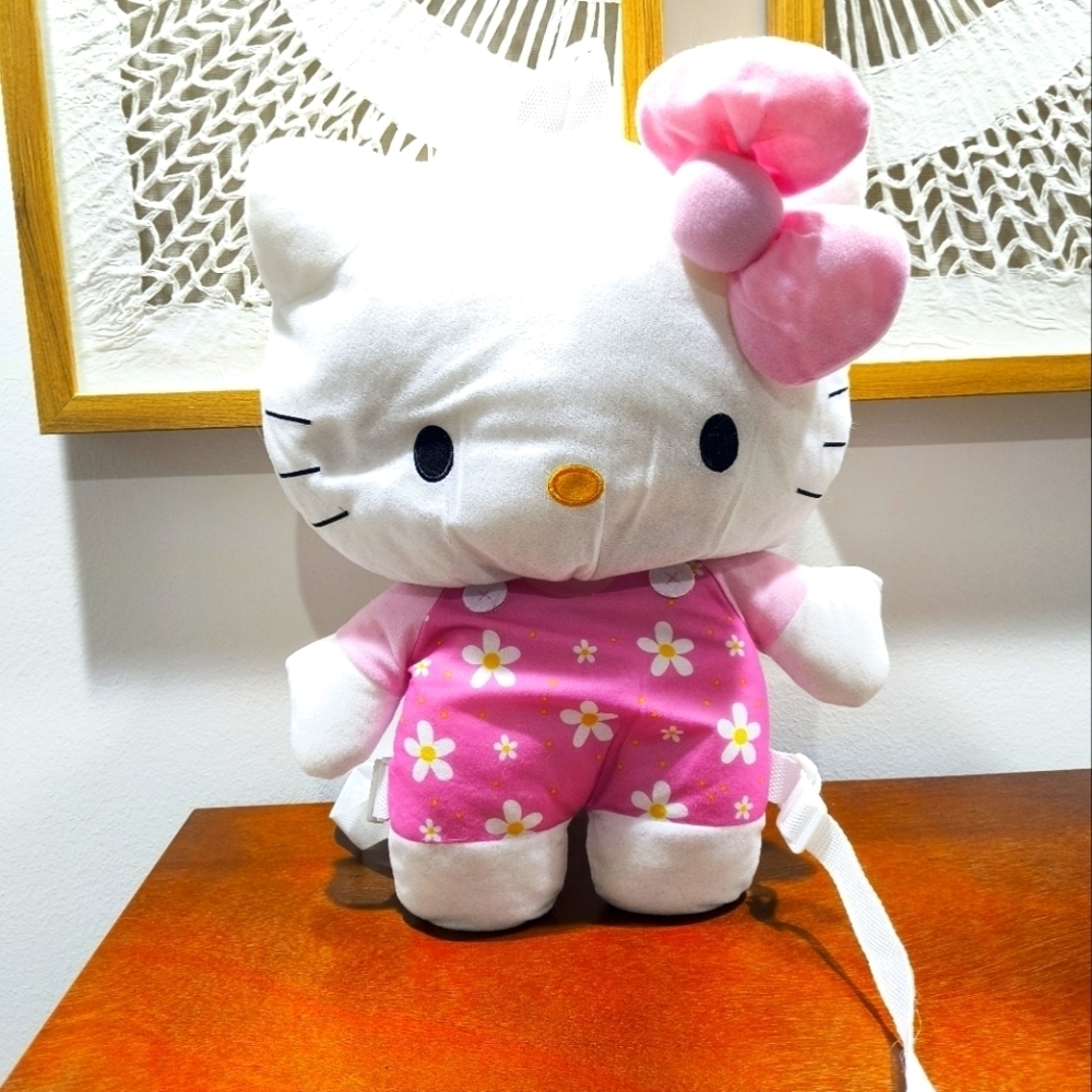 Hello Kitty Soft Plush Doll Backpack 18" Authentic Brand New Large Size Gift